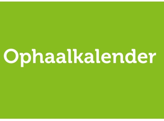 Huisvuilophaalkalender 2017