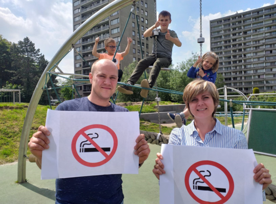 Kevin Engelen en schepen voor sport en jeugd Elke Brydenbach Kevin Engelen en schepen voor sport en jeugd Elke Brydenbach