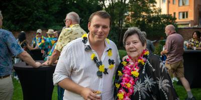 Grillen en tjillen sfeerbeelden