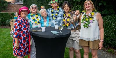 Grillen en tjillen sfeerbeelden