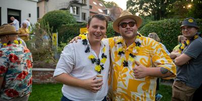 Grillen en tjillen sfeerbeelden