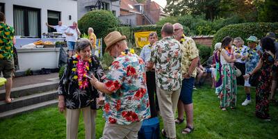 Grillen en tjillen sfeerbeelden