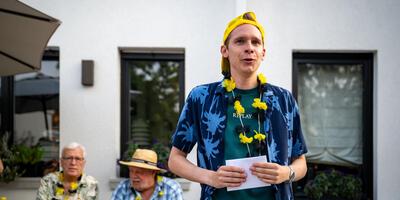 Grillen en tjillen sfeerbeelden