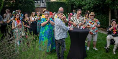 Grillen en tjillen sfeerbeelden