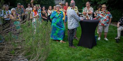 Grillen en tjillen sfeerbeelden