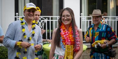 Grillen en tjillen sfeerbeelden
