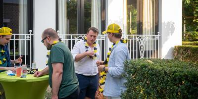Grillen en tjillen sfeerbeelden