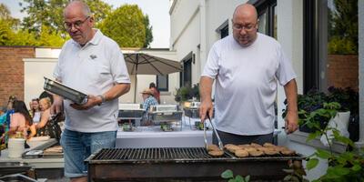 Grillen en tjillen sfeerbeelden