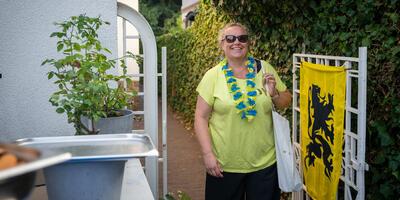Grillen en tjillen sfeerbeelden