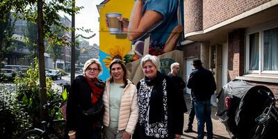 Mural Deurne centrum momentje