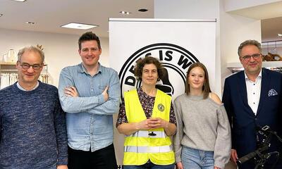 Samen met de winnaars op de foto